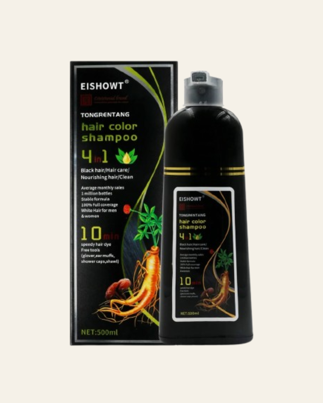 ColorBoost Shampoo - realza el color de tu cabello al instante. Coloración rápida y natural. ENVÍO GRATIS