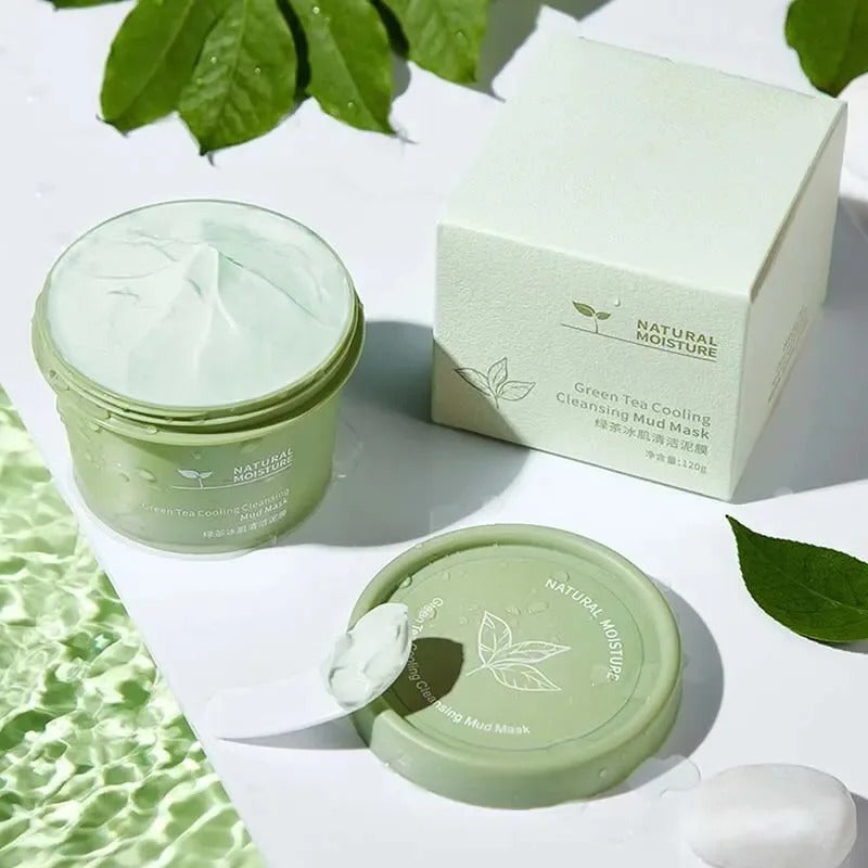 Mascarilla de hielo profesional, detox con arcillas naturales y extractos botánicos💚.                ENVÍO GRATIS