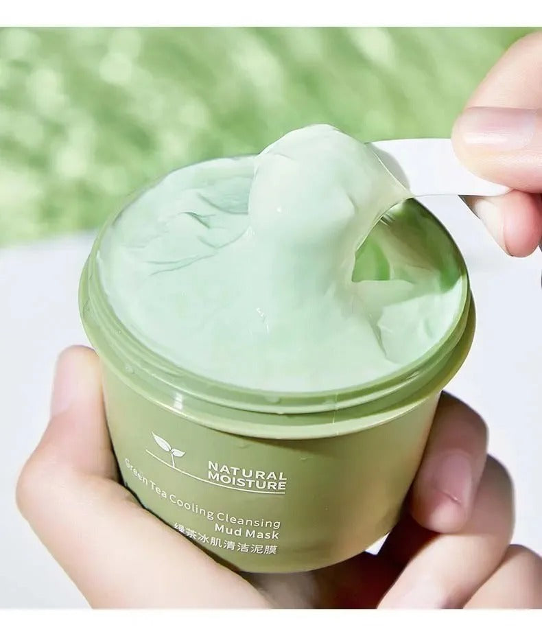 Mascarilla de hielo profesional, detox con arcillas naturales y extractos botánicos💚.                ENVÍO GRATIS